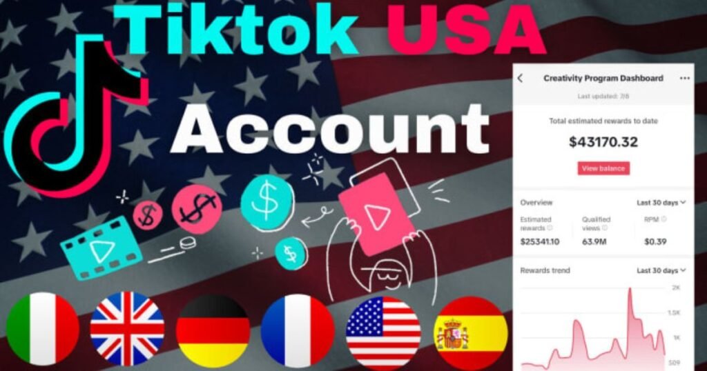 Creat USA TikTok Account